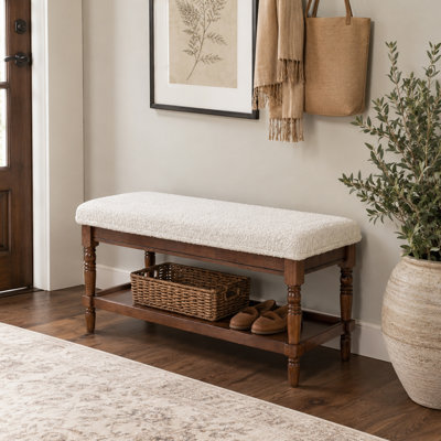 Banc de rangement rembourré Mayall No Tools