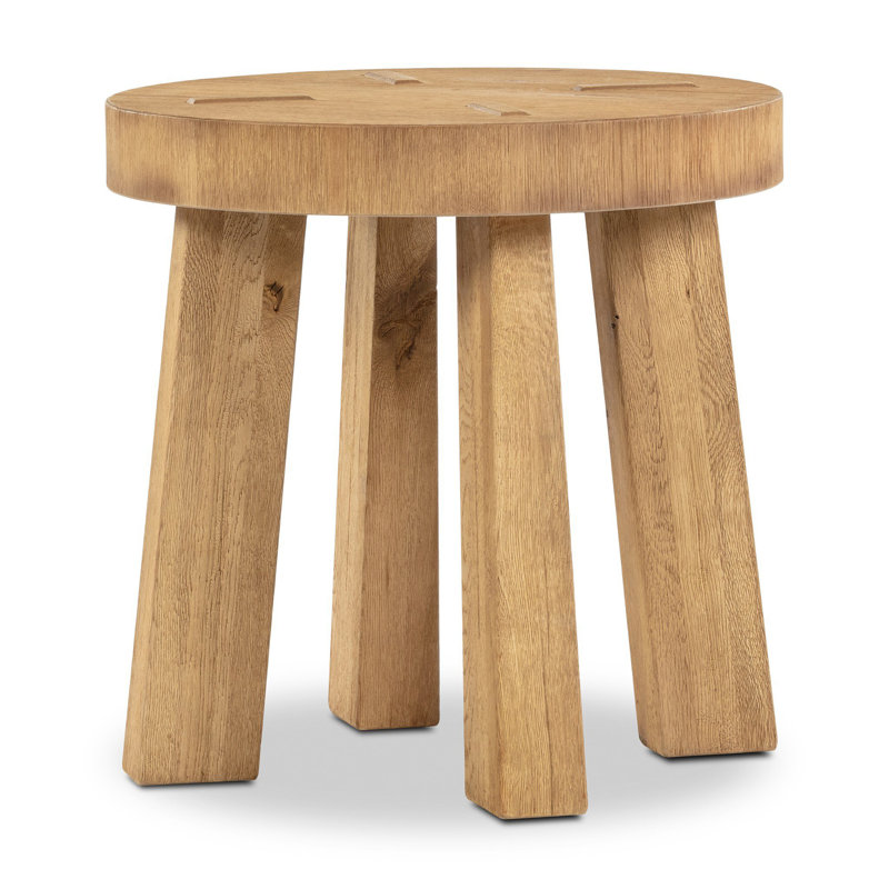 Sadira End Table-Worn Oak, Worn Oak