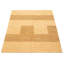 Tapisserie naturelle brun clair Kilim 4 pi 10 po x 6 pi 3 po