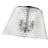 Morea 3 Light Semi-Flush Ceiling Mount with Clear Woven Lattice Shade-1037177192