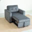 Linen Accent Chairs Bed - Single-762236514