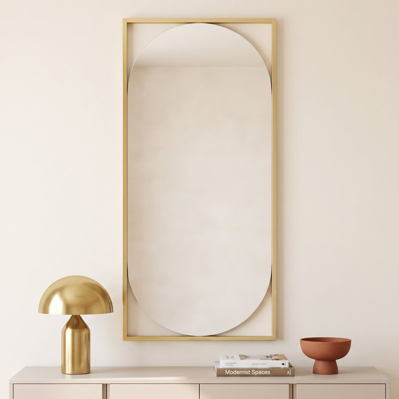 Amita Metal Rectangle Mirror