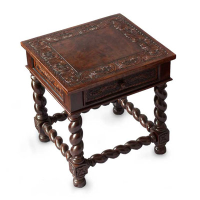Solid Wood End Table