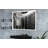60X40 Inch Oversized LED Bathroom Mirror Wall Mounted Mirror With 3 Color Modes  Aluminum Frame Large Wall Mirror For Bathroom