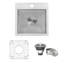 Tirana 15" L x 15" W Drop-In Bar Sink-138513018-138513012