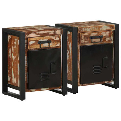 Smethwick 40cm W Iron Bedside Table