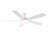 52" Flush Mount Ceiling Fan With Lights And Remote Control, Reversible And 5 Dual-sided Blades-498187536
