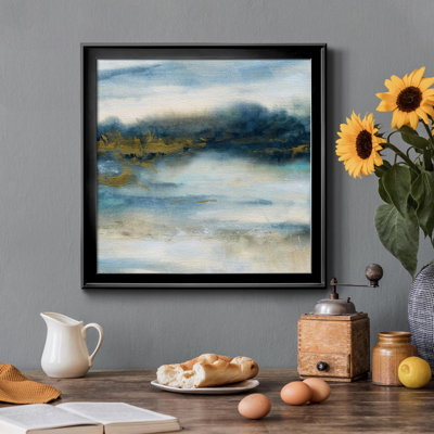 Golden Marshlands - Peinture sur toile encadrée