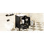 Meuble-lavabo de 20 pouces avec assemblage facile, lavabo en céramique et tiroir à fermeture en douceur pour une installation rapide. Portes compactes, tablette de porte double couche