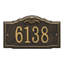 Plaque d'adresse murale 1 ligne personnalisée Gatewood-1389978747-1389978737
