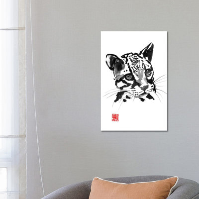 Baby Leopard by Péchane - Painting on Canvas