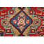 Tapis géométrique à motif persan Koliaei noué à la main 5 x 10