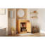 Meuble-lavabo de 20 pouces avec lavabo en céramique, ensemble de meuble-lavabo simple autoportant avec porte à fermeture douce, tablette réglable
