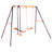Freeport Park Powder Coated Steel Swing Set with