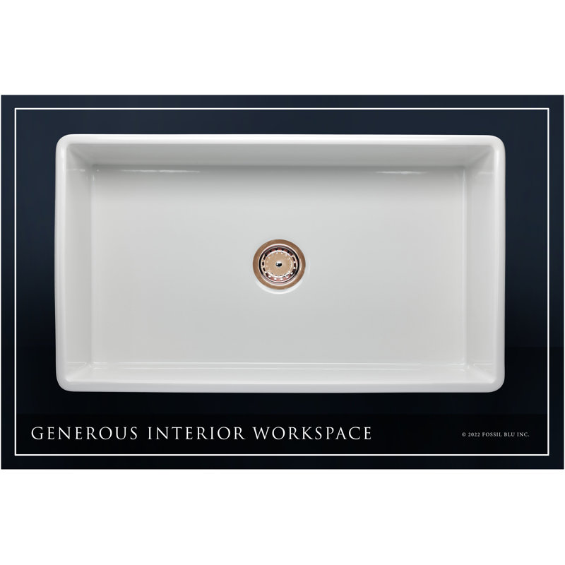 Luxury 33" L x 20" W Dual Mount Kitchen Sink with Basket Strainer, Polished Rose Gold Accessories