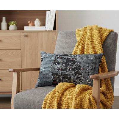 Coussin lombaire 25 po White Michigan