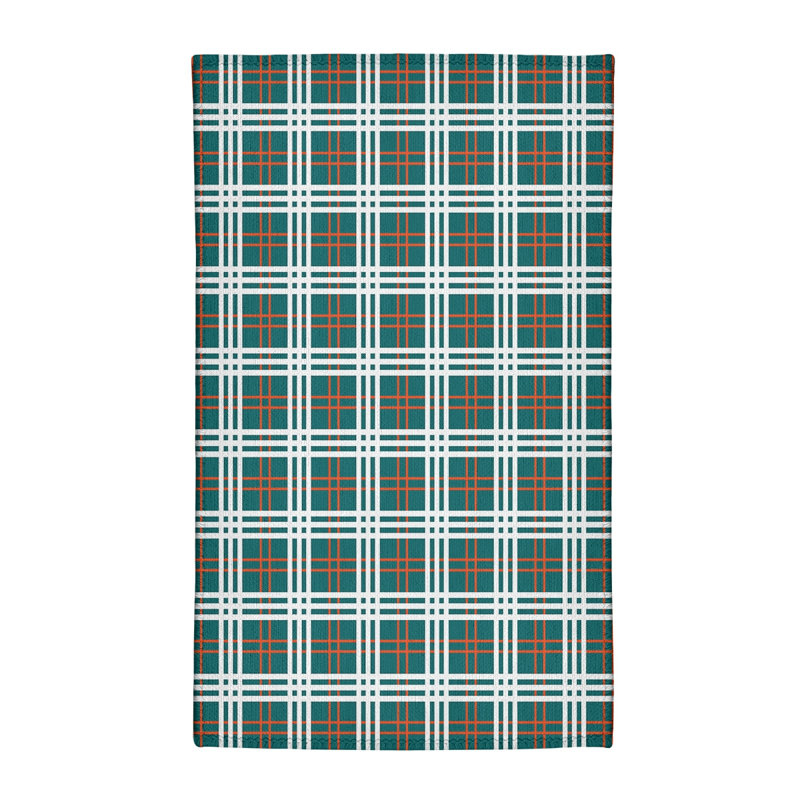 Tapis écossais vert, Rectangle 5 pi x 7 pi