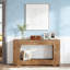 Canapé d'entrée moderne, console en bois, table