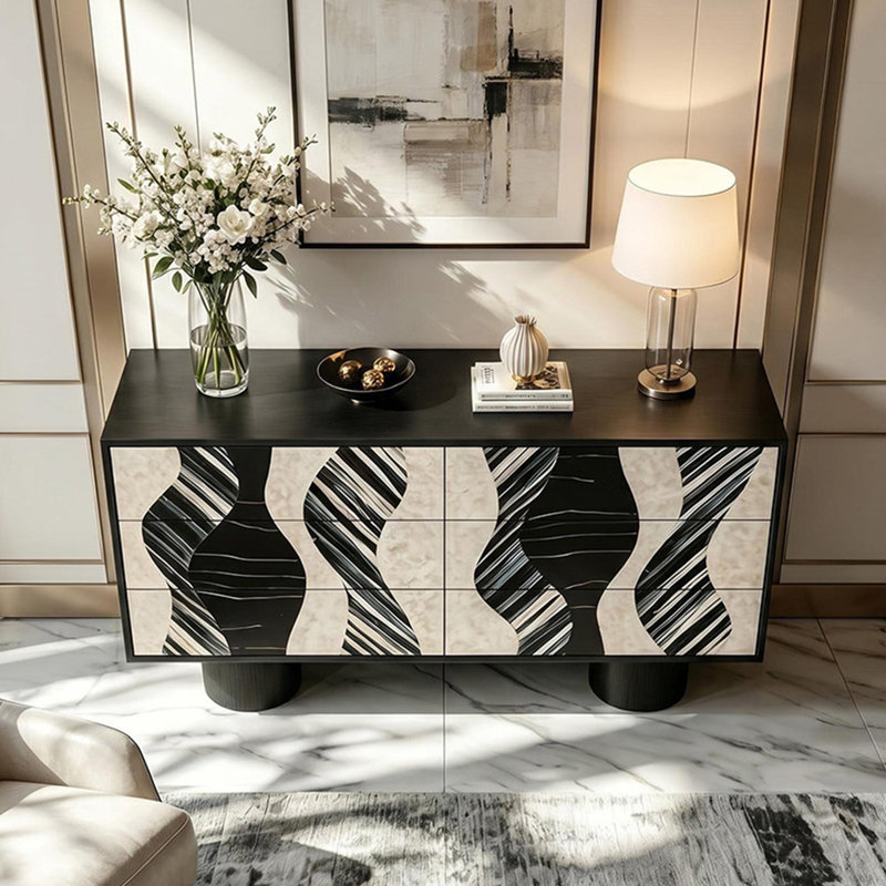 Buffet luxueux rétro de style français