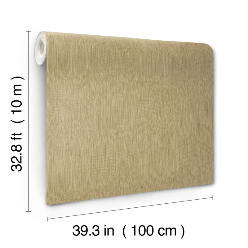 Papier peint lin, Doré