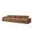 Oversized Tufted Velvet Modular Sofa-2955107