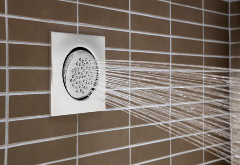 Mosaic Full Fixed Body Spray with Immersion, Chrome