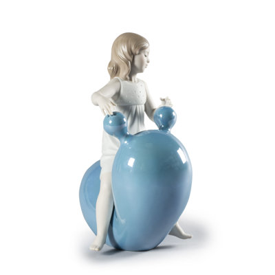 My Seesaw Balloon Girl Figurine