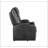 Luxurious Gunmetal Leather Aire Recliner With Power Lift, Massage, And Comfortable Seating For Ultimate Relaxation