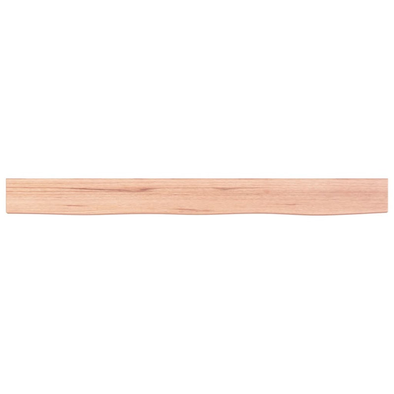 Clintonpark Oak Solid Wood Floating Shelf, 6 cm H x 100 cm W x 10 cm D