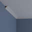 1 1/4"H x 1 1/4"P x 1 5/8"F x 94 1/2"L Salem Crown Moulding