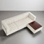 4 - Piece Upholstered Tufted Corduroy Modular Corner Sofa with Pillow Back and Removable Flip-Tray Top Storage Ottoman -1321940063