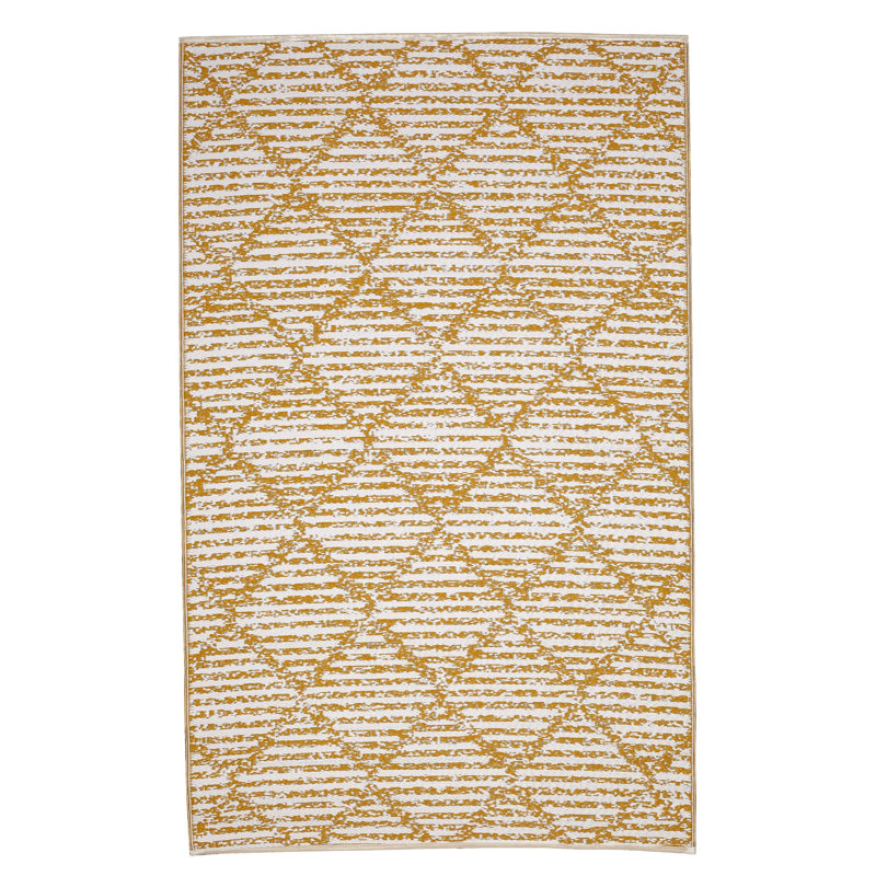 Tapis intérieur / extérieur en plastique réversible à séchage rapide Fiesta Premium, Rectangle 8 pi x 10 pi