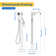 Single Handle Floor Mounted Freestanding Tub Filler with Handheld Shower
