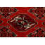 Tapis décoratif en laine de conception unique 4 pi 5 po x 6 pi 5 po noué à la main New Age