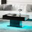 High Gloss Coffee Table with 16 Colors LED Lights, 110 x 50 x 55 cm-1768040126