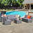 Burand 6 - Person Patio Conversation Set with Cushions-1864487354