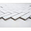 Carreau de mosaïque en porcelaine mate 1X3 "à chevrons - (boîte de 10 feuilles)-113549728
