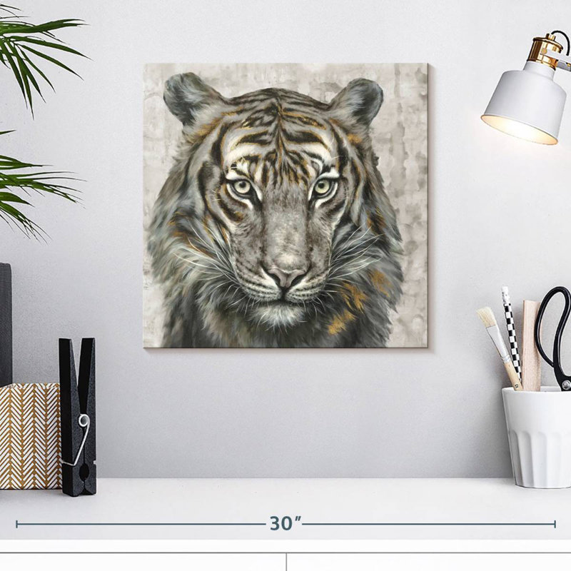 Brampt Tiger Presence, H 16 po x l 16 po