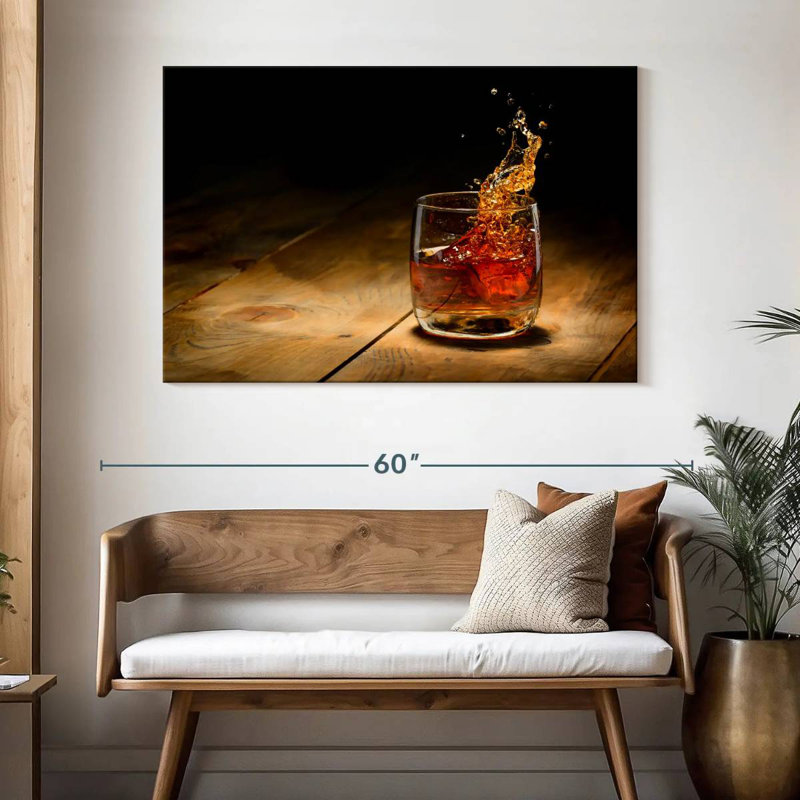 Verre à whisky Yarlin, H 32 po x l 48 po