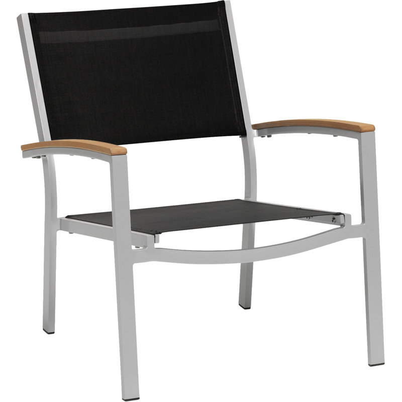 Travira Outdoor 3 - Piece Conversation Set, Black, Tekwood Natural