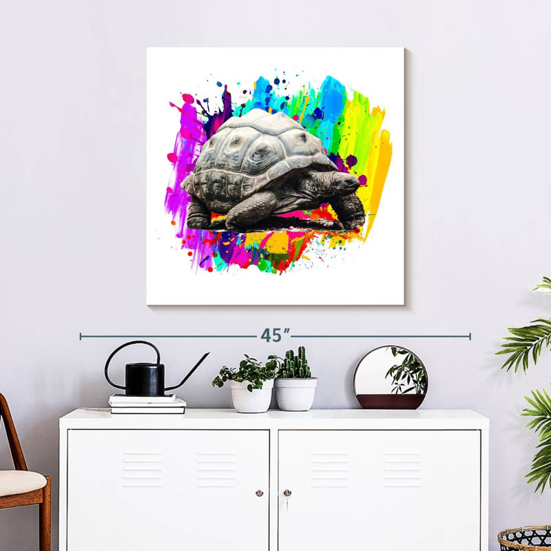 Crowle Splash Tortoise, 30" H x 30" W