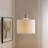 Pacific Metal Pendant with Drum Shade