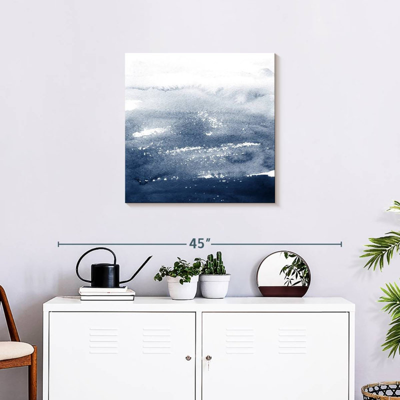 The Deep Blue, 24" H x 24" W