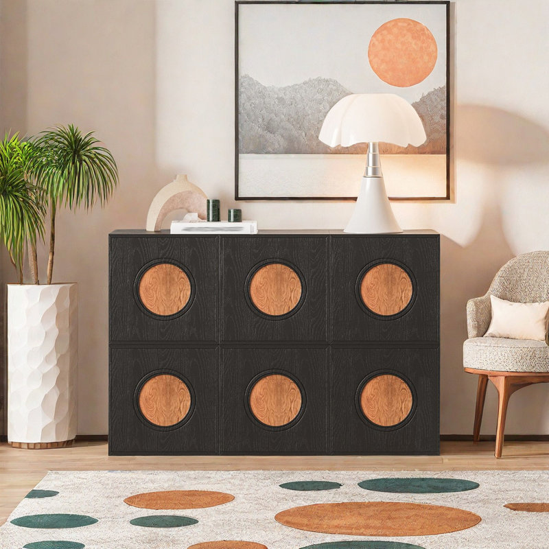 Modern Retro Accent Cabinet Accent Cabinet