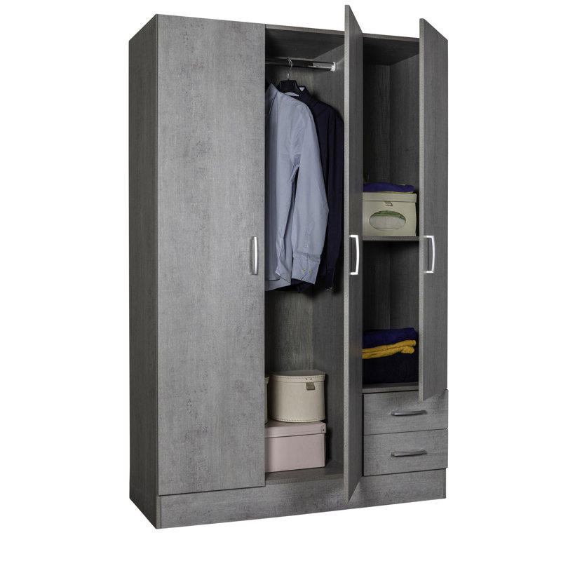 Facile 3 Door Wardrobe