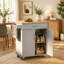 32.8 " W Kitchen Cart