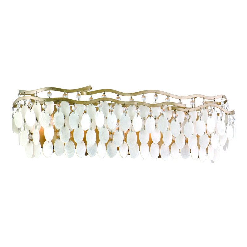 Dolce Gold 5-Light Vanity Light with Capiz Shells