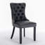 PU and Velvet Upholstered Dining Chair-232385356