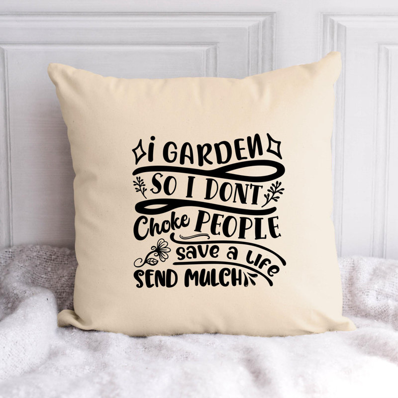 Polyester/Polyester Blend Reversible Throw Pillow, 20"H x 20"W