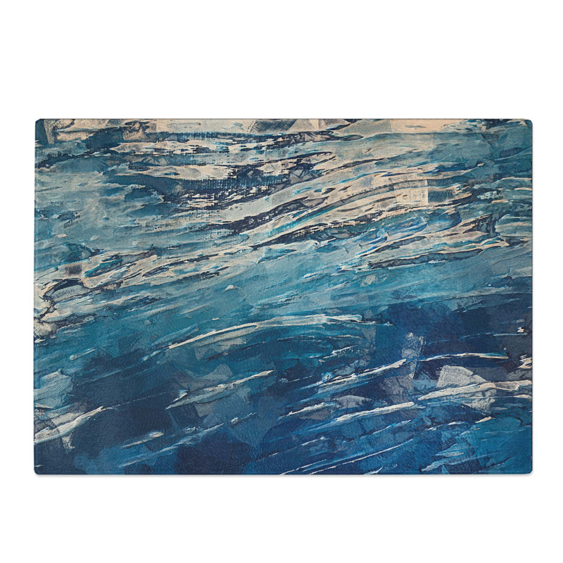 Tempered Glass My Soul Chopping Board, 39 cm W x 28.5 cm L